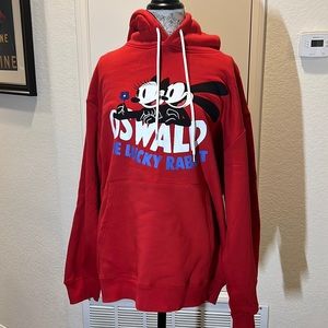 Disney Exclusive Oswald Rabbit D100 Celebration Cast Member hoodie Sz L